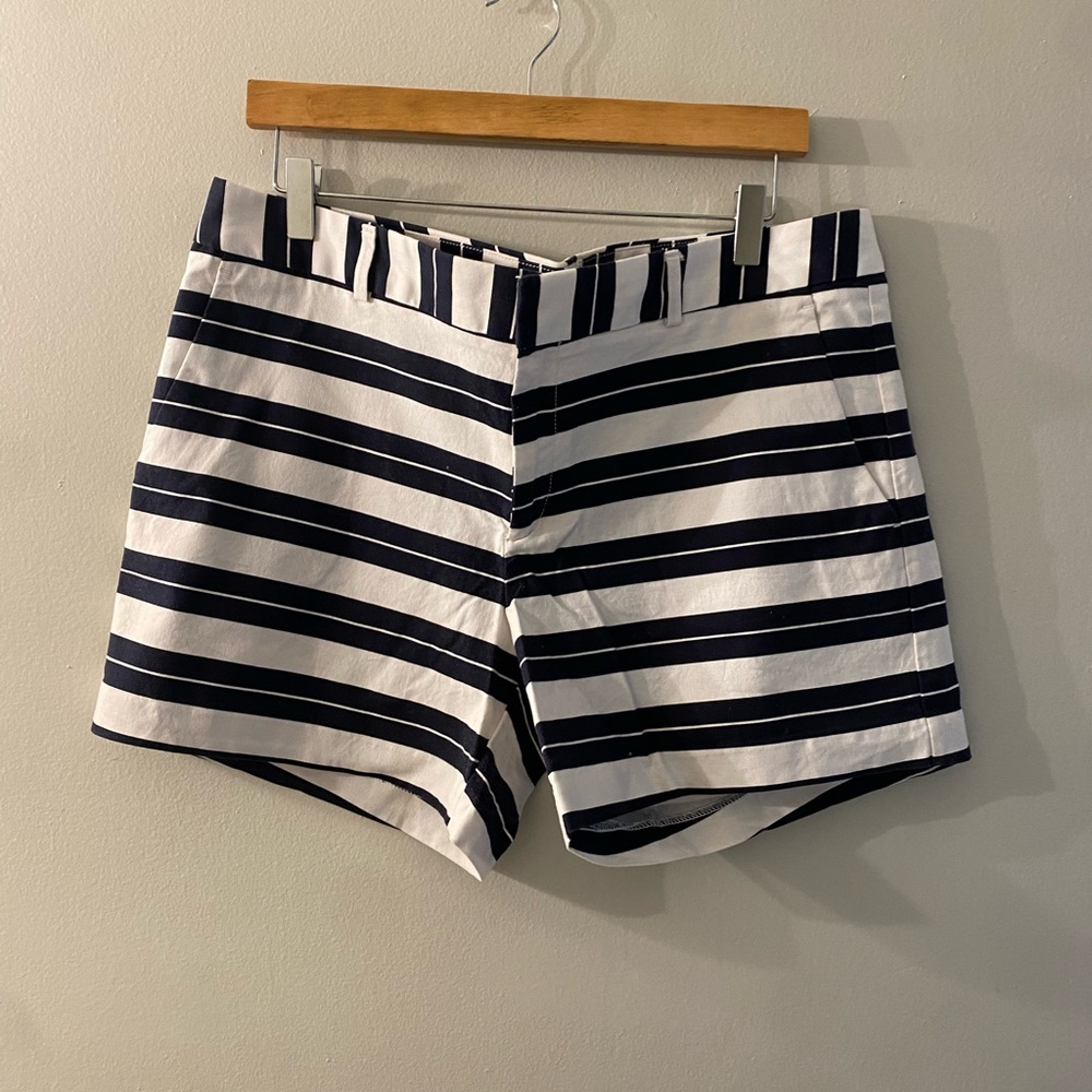 Banana Republic Blue and White Bermuda Shorts Nautical Style